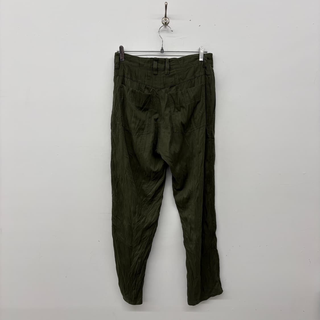 이세이미야케 그린 주름 바지 29in 상품이미지4