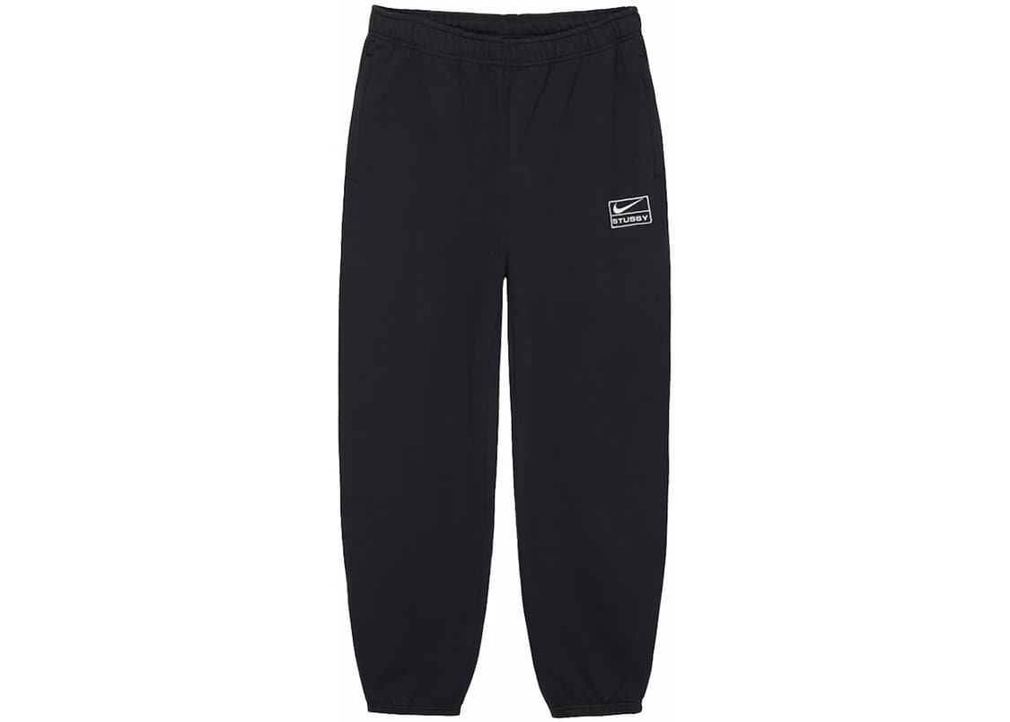 Nike Stussy fleece pants Black 상품이미지1