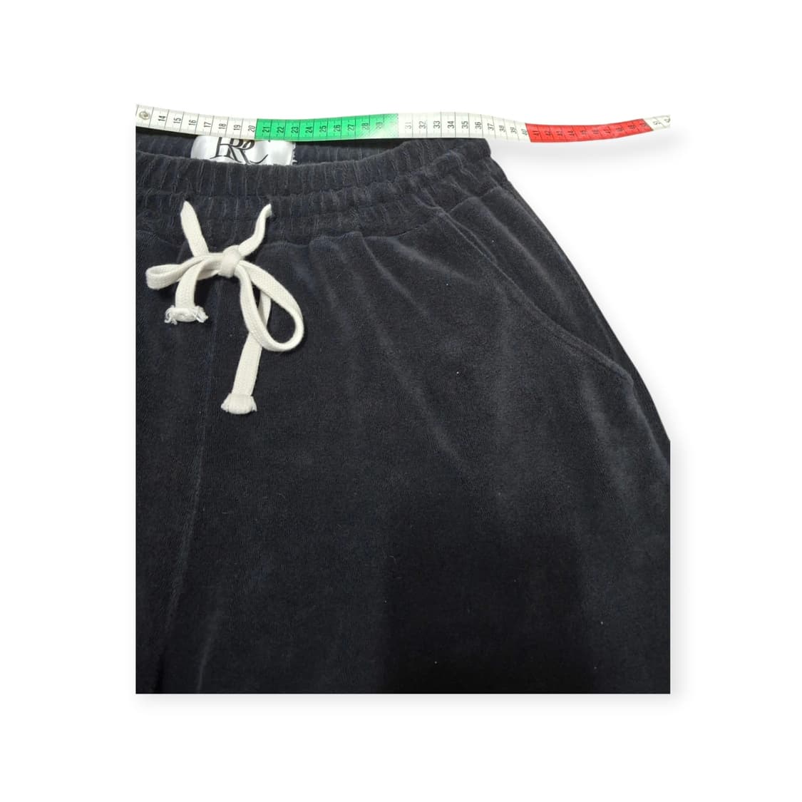 2XL 알브이디 RVD SPORTS & LIFE 벨벳 츄리닝 셋업 블랙 상품이미지9