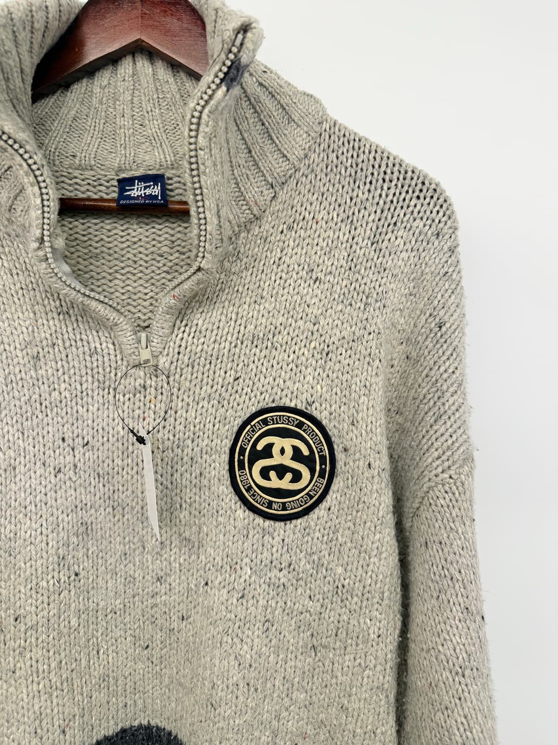 스투시 울니트집업 상품이미지1