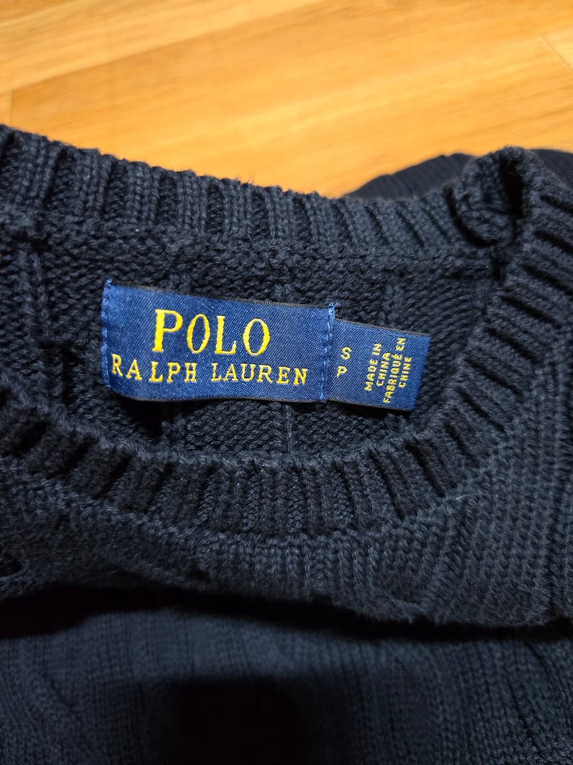 폴로 랄프로렌 여성 네이비 케이블 니트 상품이미지7