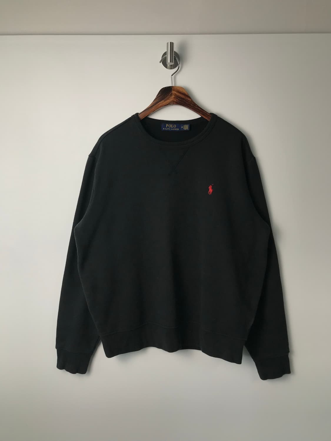 폴로 랄프로렌 신형 자수로고 블랙 맨투맨 상품이미지2