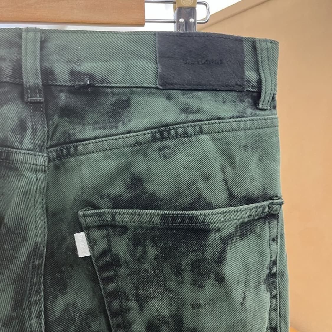 친다운 스트릿 타이다이 그린 데님 청바지 S/M C05968 상품이미지5