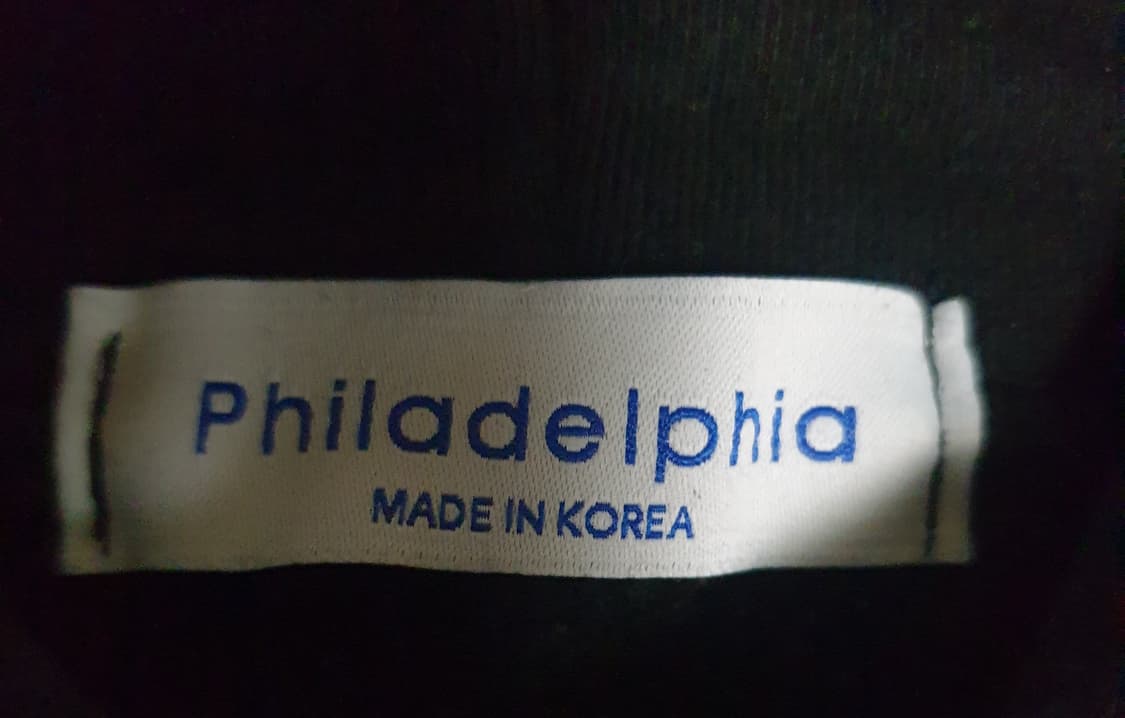필라델피아 오버핏 후드티 블랙 (XXL) 상품이미지2