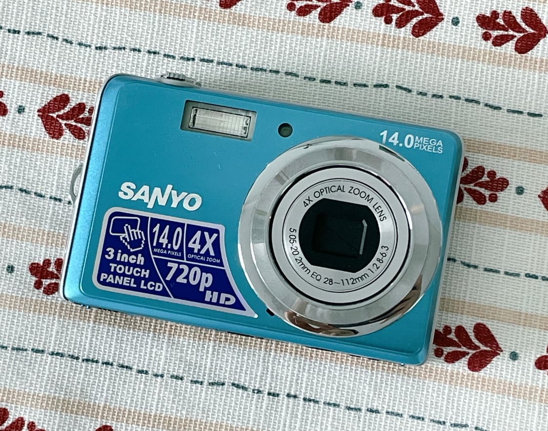 산요 Sanyo VPC-E1500TP 14MP 빈티지카메라 상품이미지1