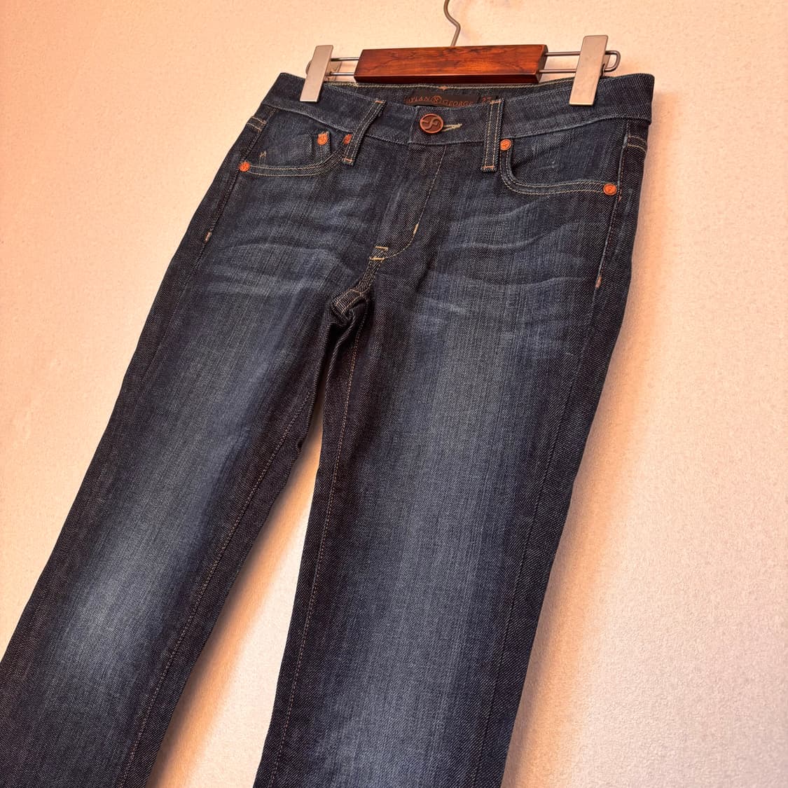 딜런 죠지 USA 데님 청바지 27 진청 미국 수입 정품 새제품급 상품이미지10