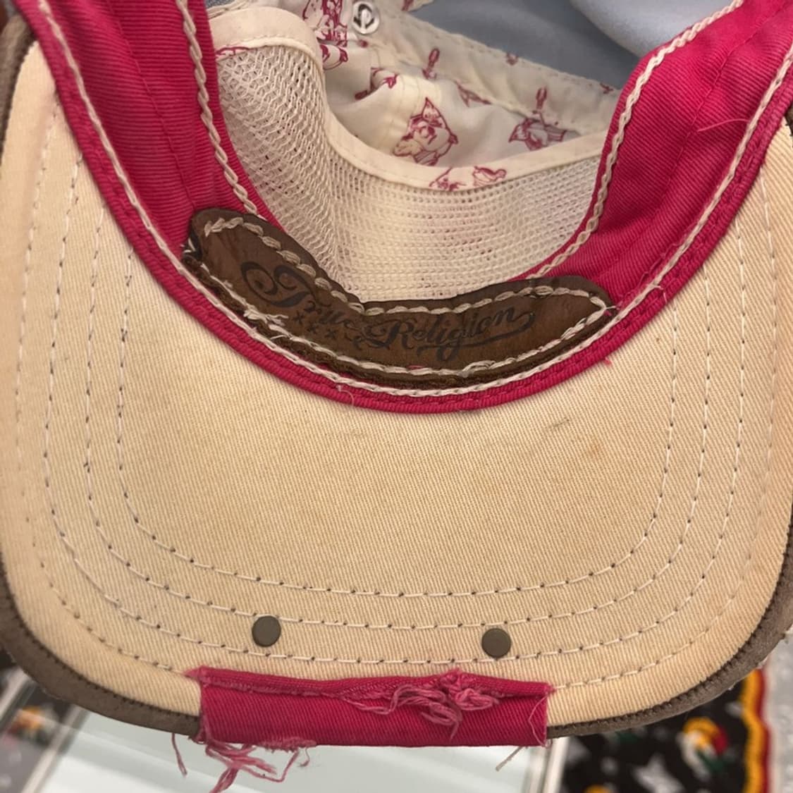 트루릴리전 올드스쿨 키치 빈티지 볼캡 C07677 상품이미지5