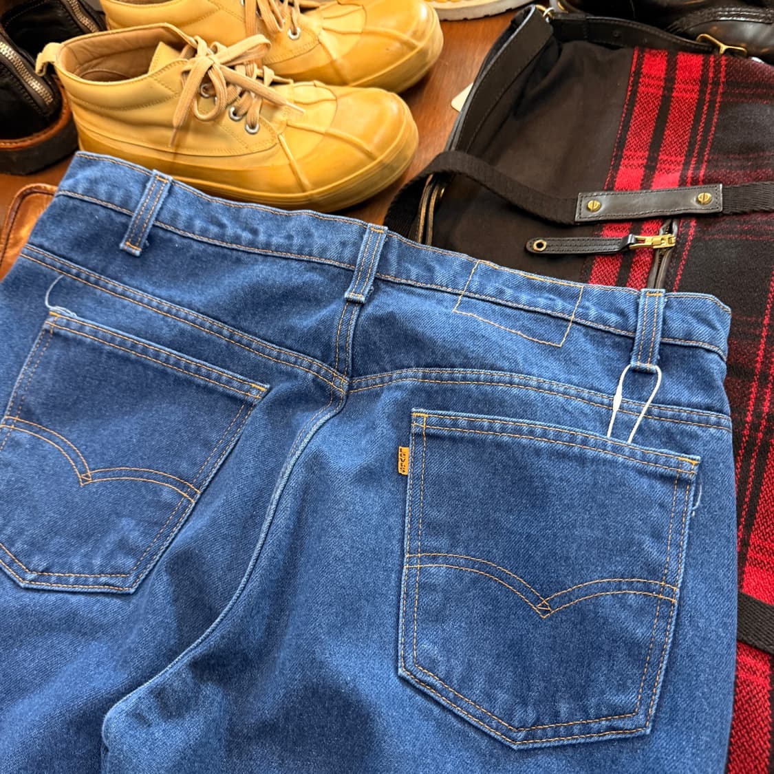 80S 리바이스 516 MADE IN USA 데님 팬츠 36 37 상품이미지3