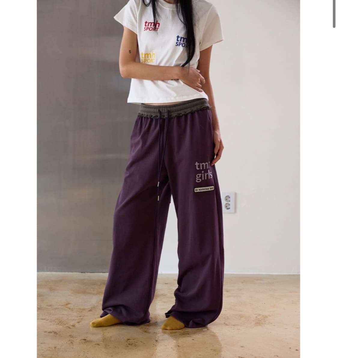 구해요)미스테리어스호텔 WESTERN GRL SWEAT PT purple 상품이미지2