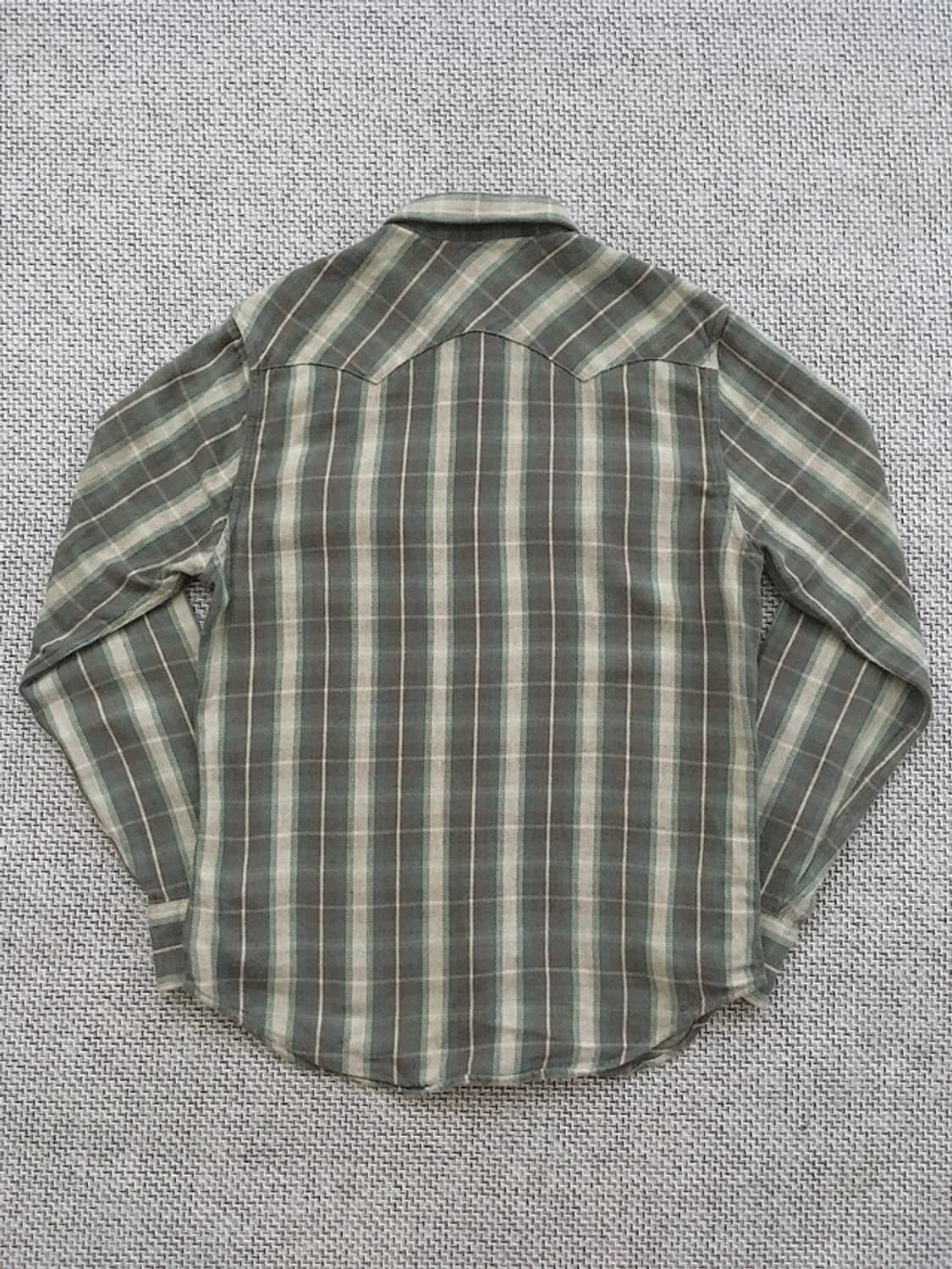 Concho&pearl snap western check shirts 상품이미지8