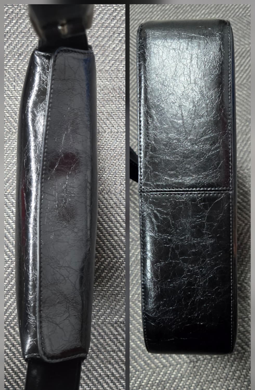 오스트카카 OSTKAKA 크누트 트라이앵글 숄더백 블랙 상품이미지5