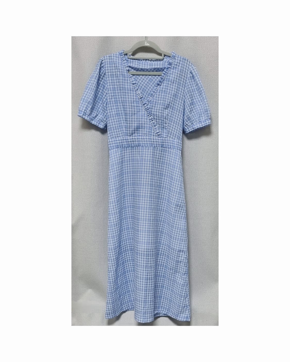 뒷리본 트임 롱 원피스 상품이미지1