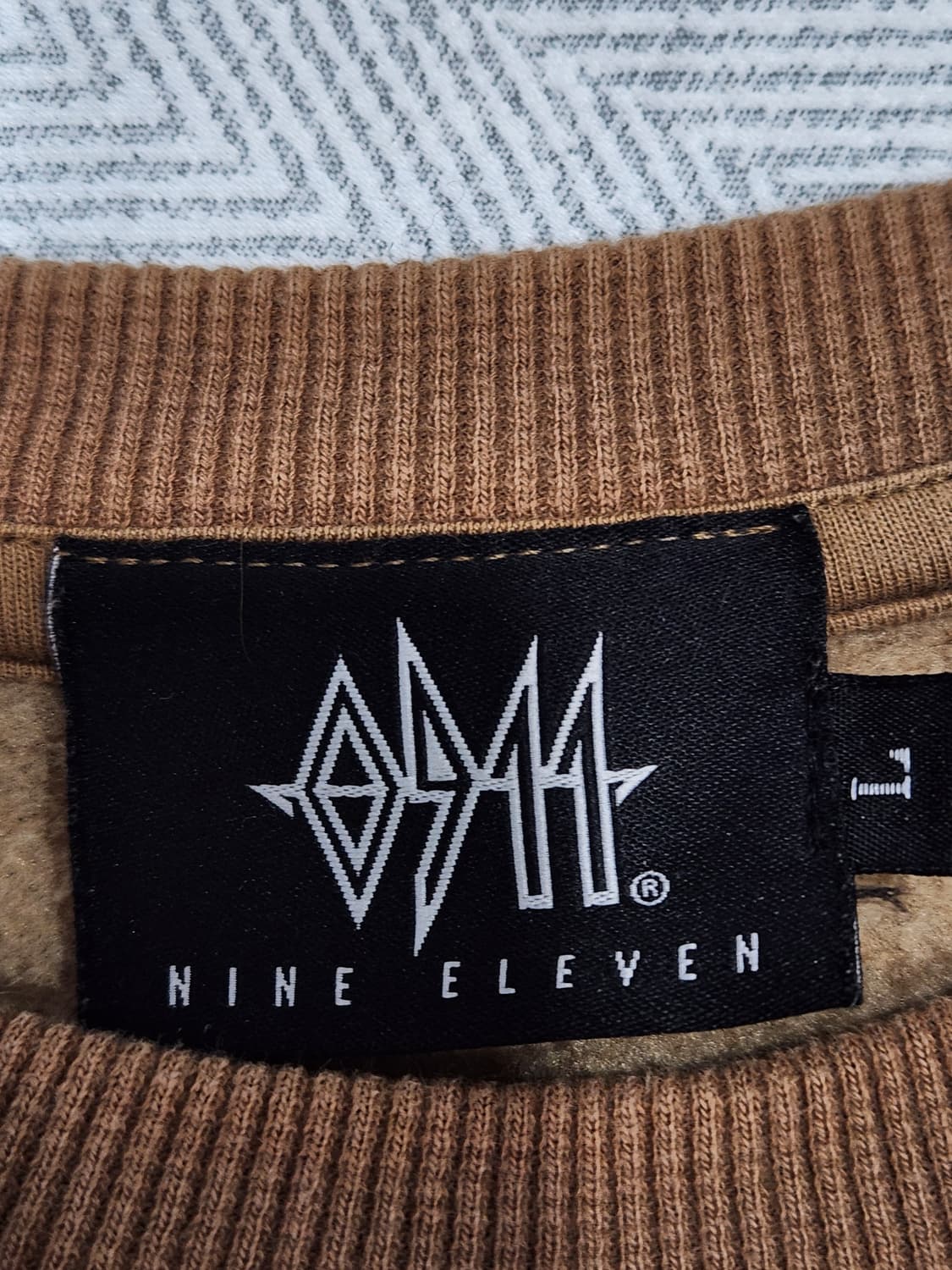 나인일레븐 카모플라쥬 안감기모 맨투맨 남성 100사이즈 상품이미지6