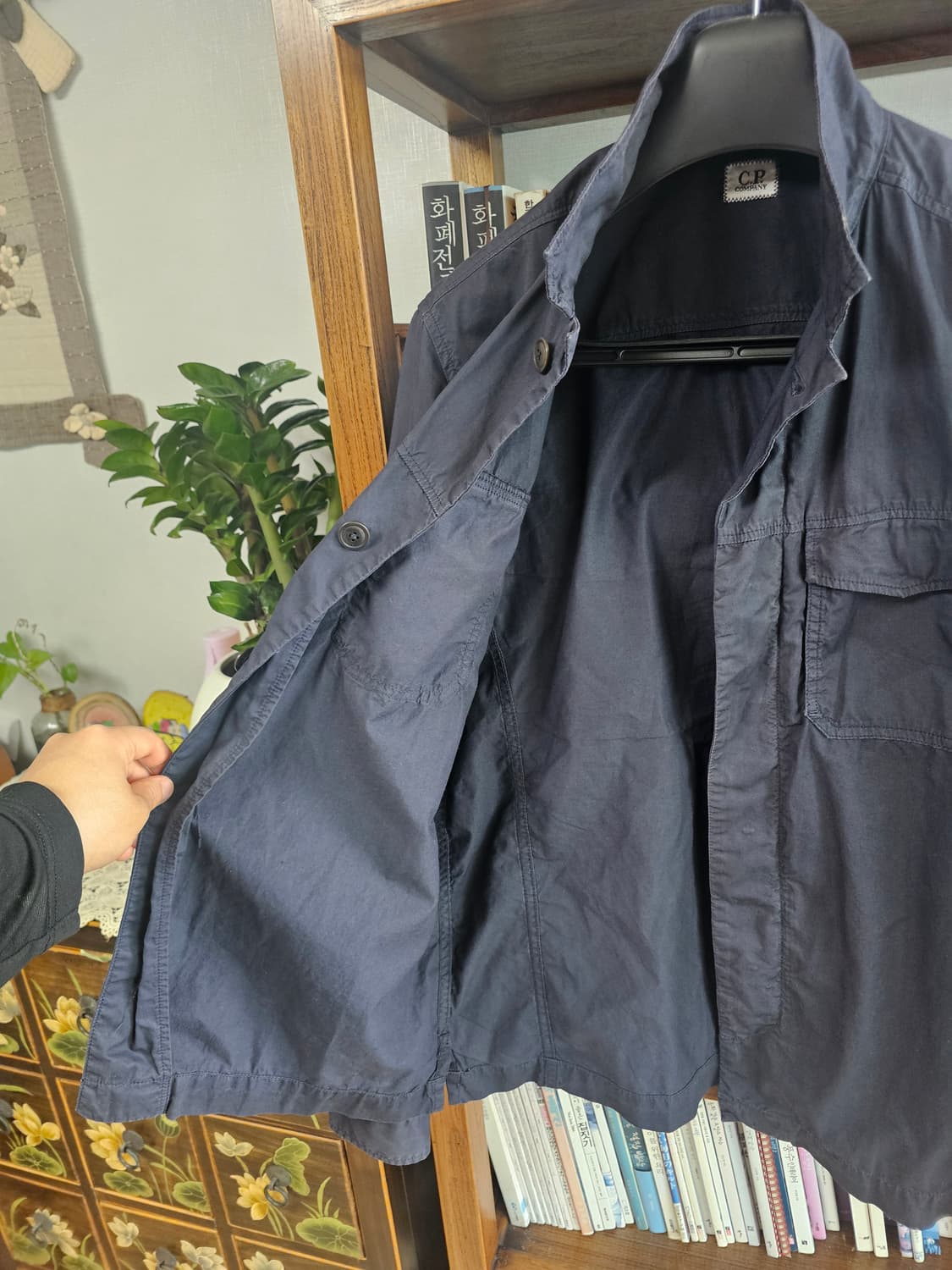 씨피컴퍼니 워싱 자켓 팔아요 100 라지 l cp 셔츠 상품이미지4