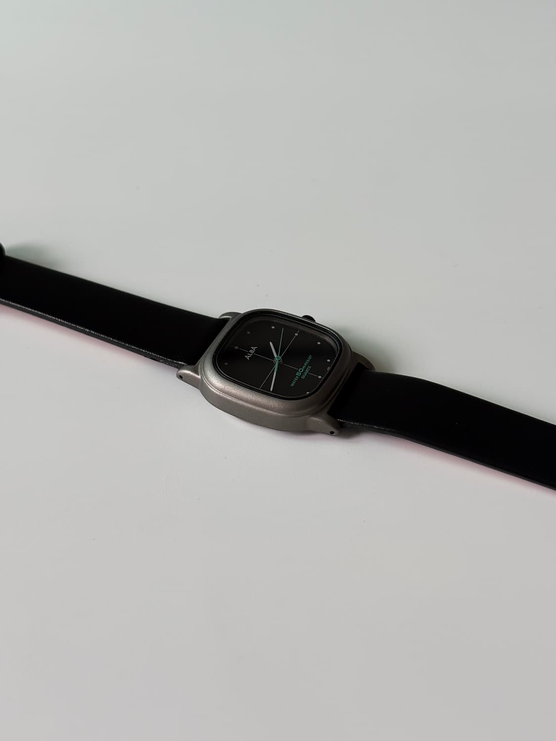 ALBA 1990년대 빈티지시계 블랙 다이얼 스퀘어 쿼츠 여성 상품이미지6