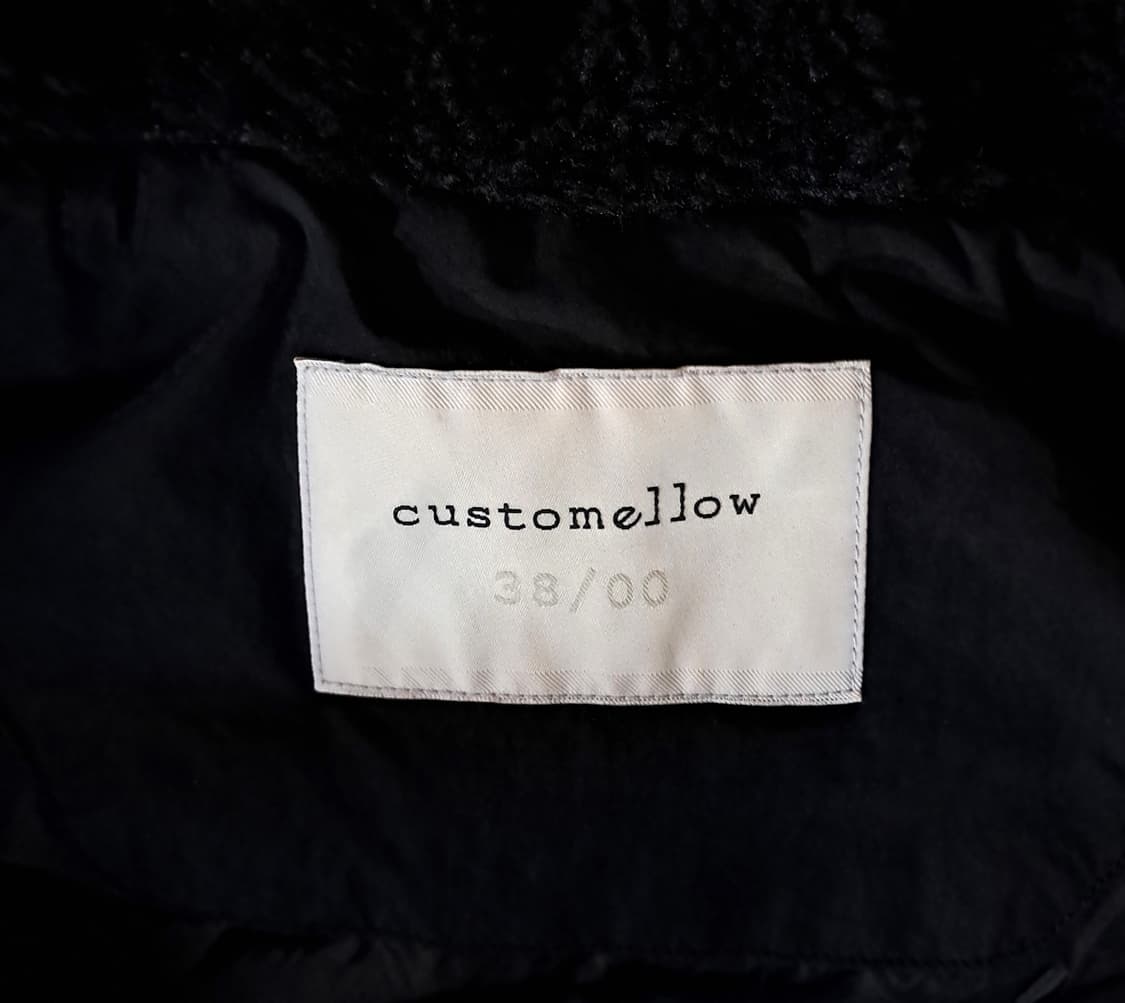 (택포) 커스텀멜로우 무스탕후드 배색 구스다운 B55 상품이미지8