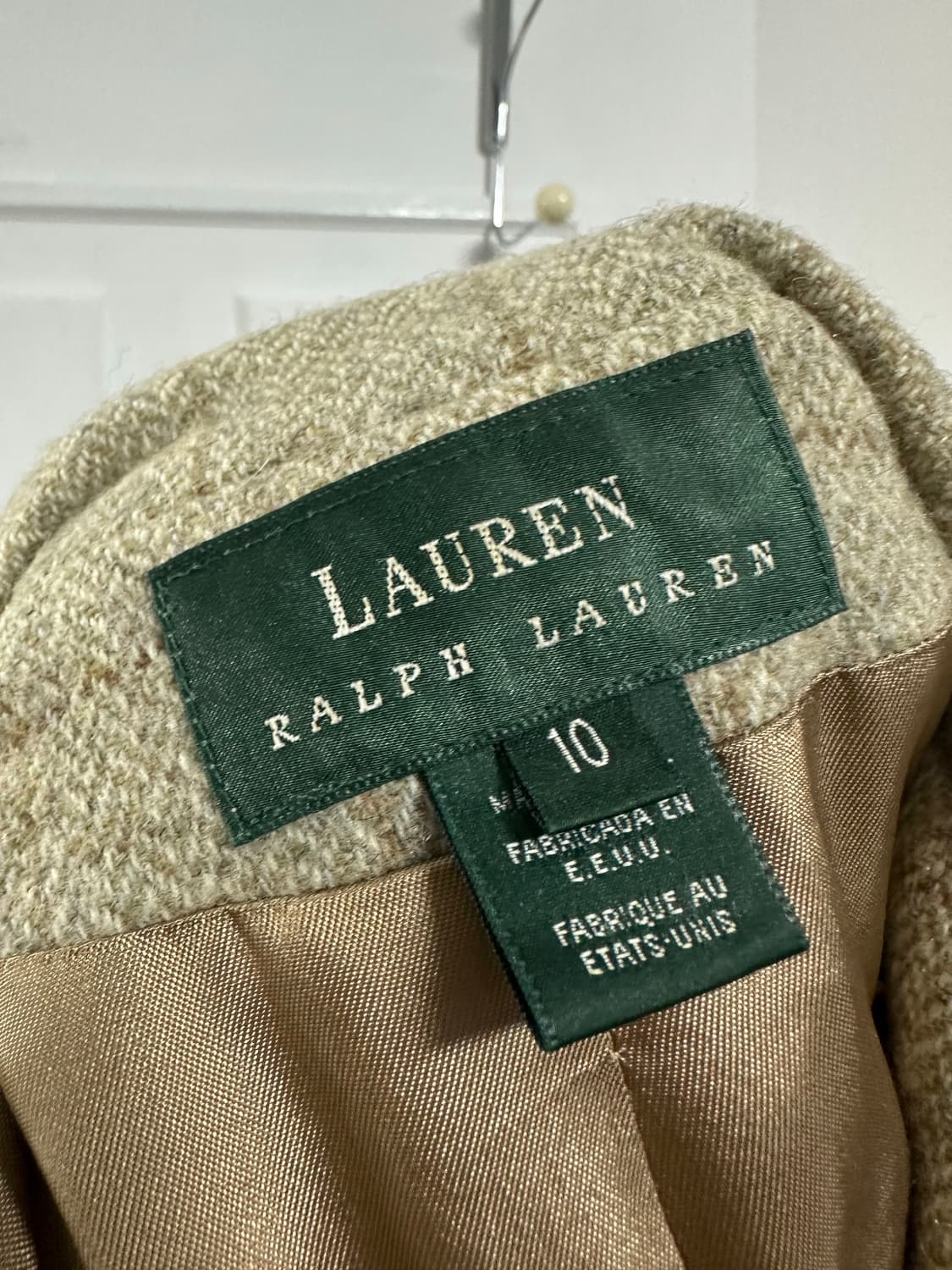 로렌 랄프로렌 헤링본 울 블레이저 상품이미지3