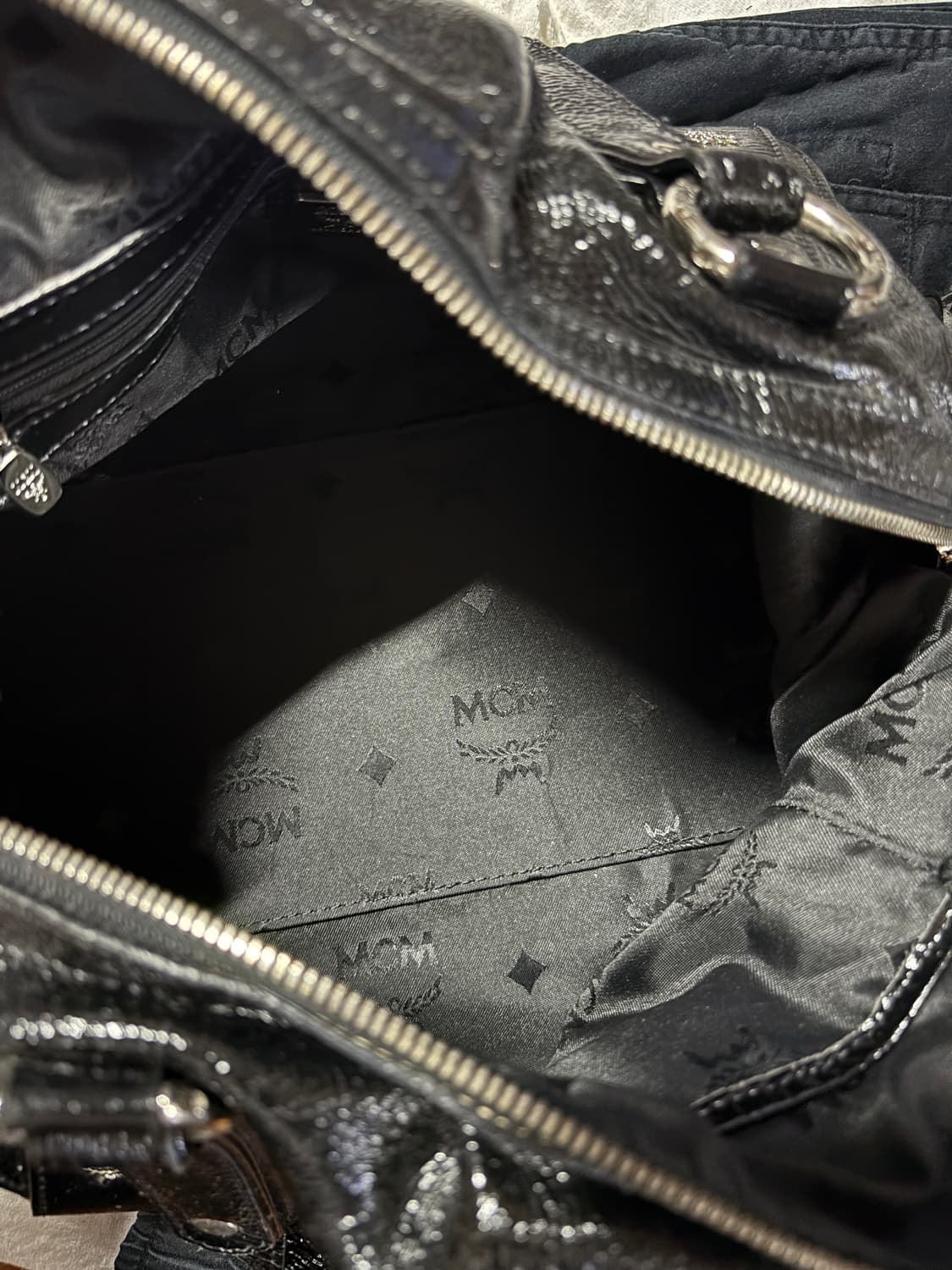 vintage mcm leather boston bag 상품이미지4