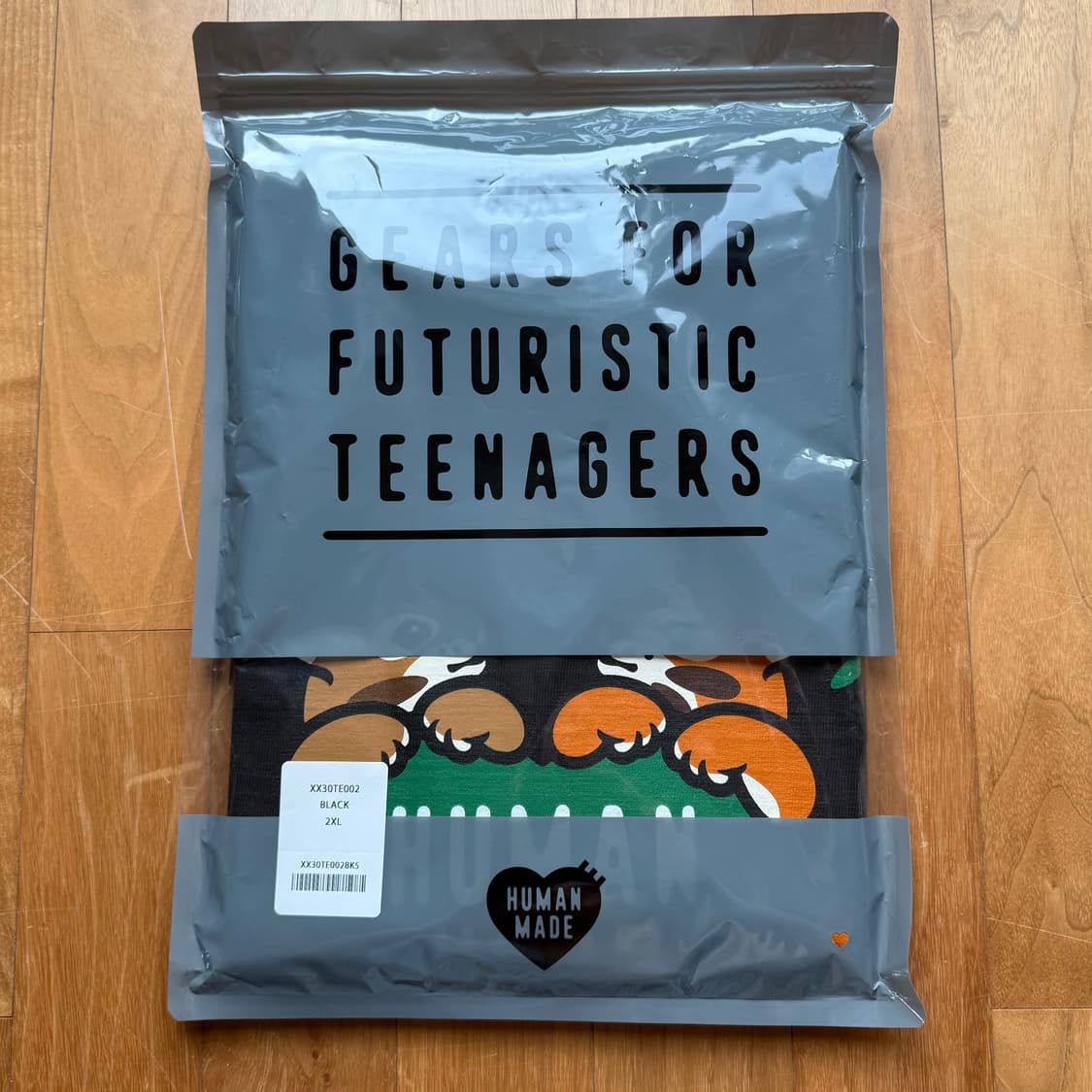 XXL 휴먼메이드 휴먼 호프 그래픽 티셔츠 블랙 제이홉 콜라보 상품이미지2