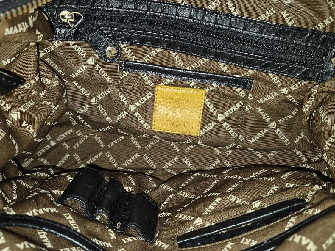 Vintage 09 Black Phyton leather Bag 상품이미지3