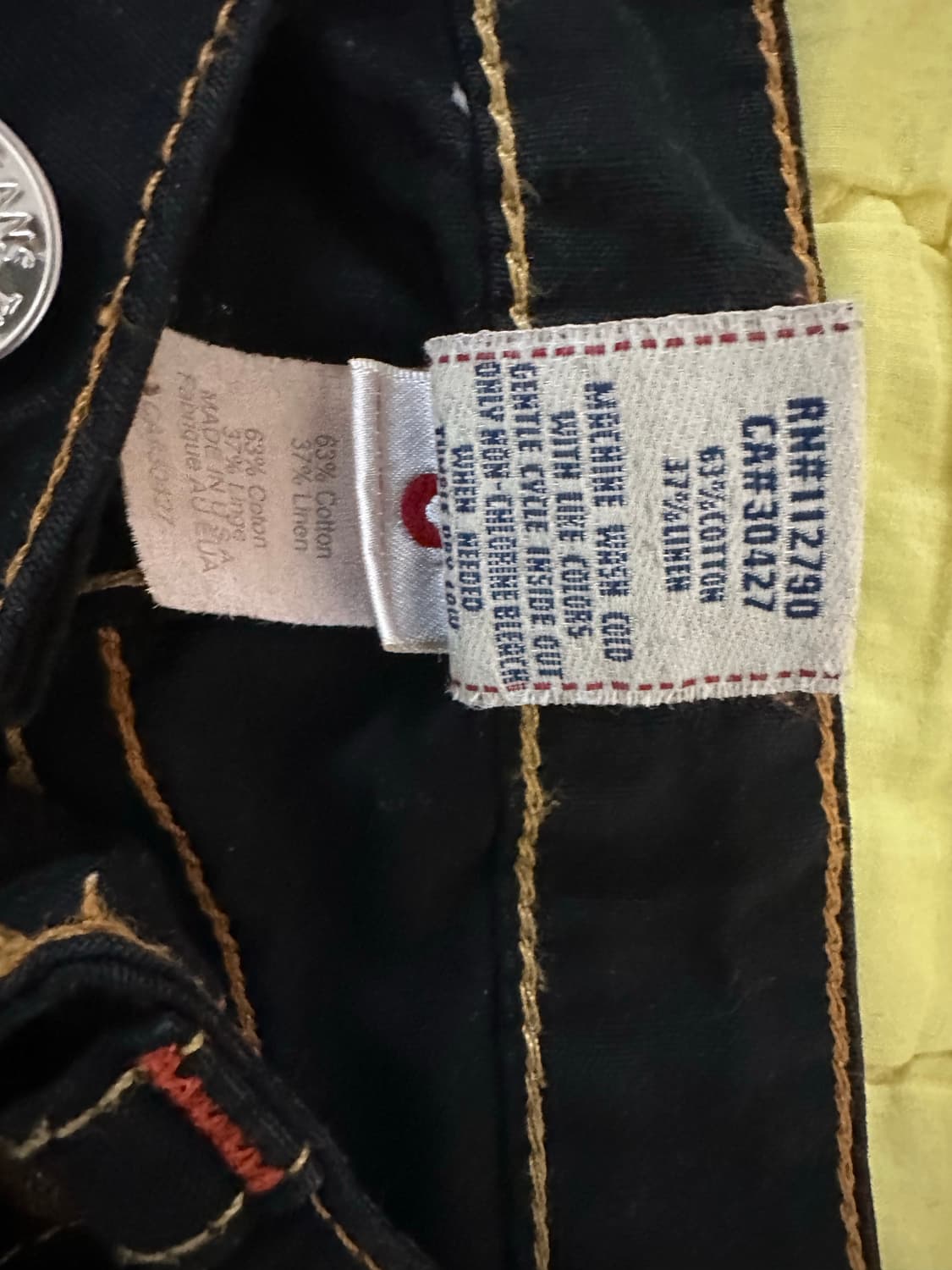 블랙 부츠컷 트루릴리전 펑크 락시크 상품이미지3