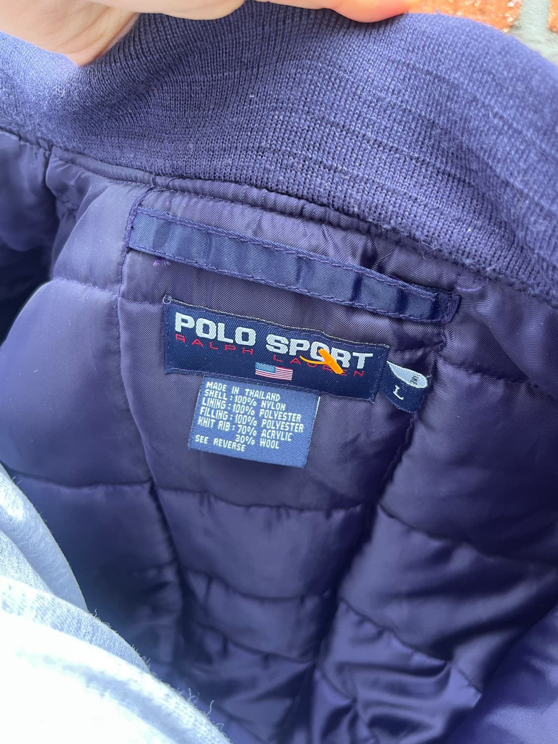 90's POLO SPORT MA-1 Bomber Jacket 상품이미지6