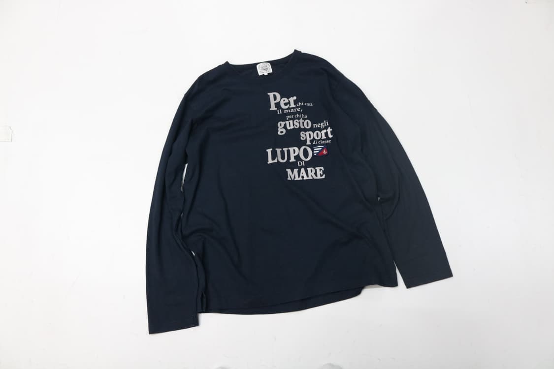 Sina Cova 시나코바 마린 스타일 로고 롱슬리브 티셔츠 (LL) 상품이미지2