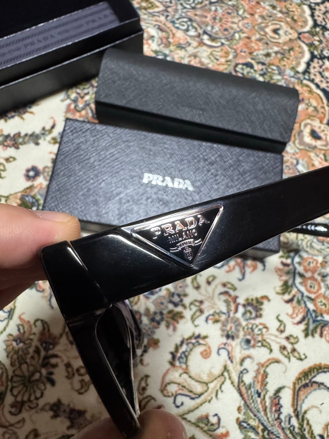 PRADA rim square eyeglasses 상품이미지4