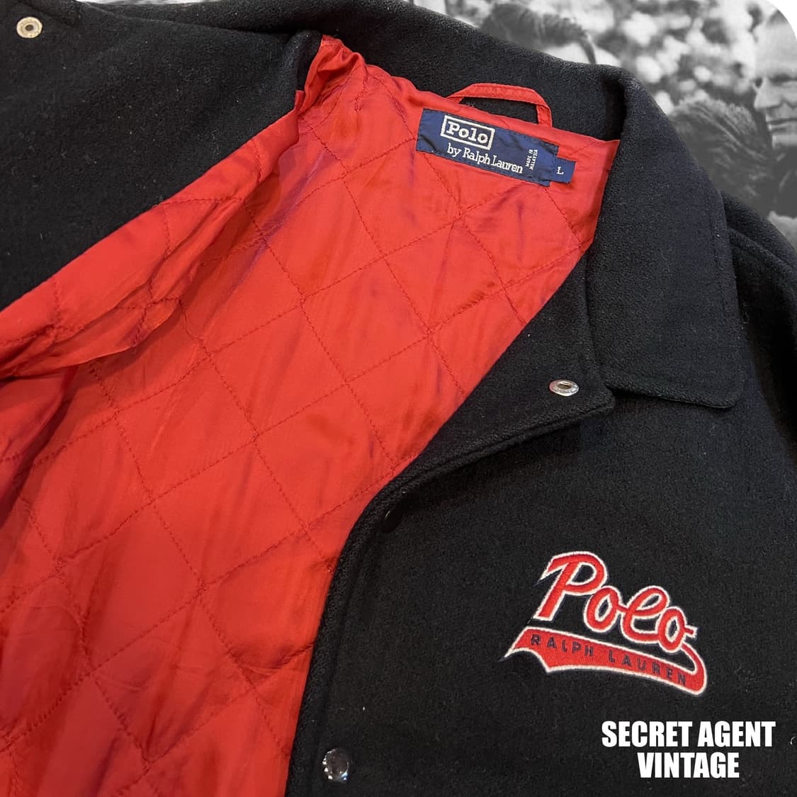 [L]폴로 랄프로렌BASKETBALL레더 암 바시티자켓 상품이미지7