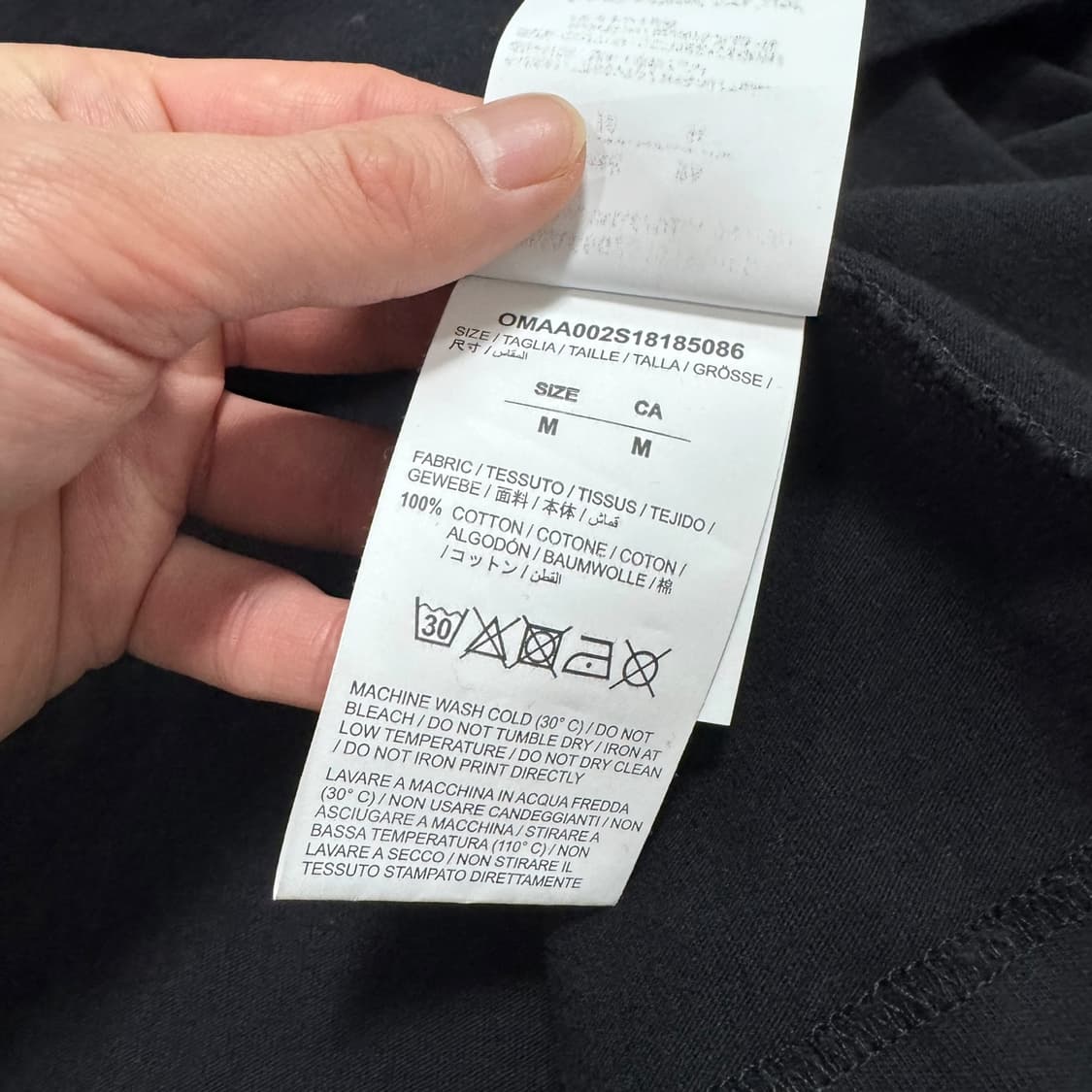 정품 오프화이트 18ss 템퍼레이처 반팔티셔츠 상품이미지5