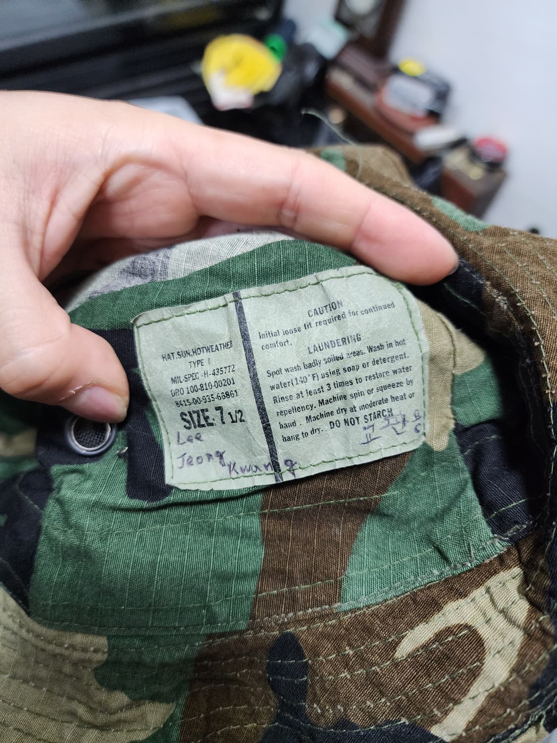 밀리터리 기능성 카모 정글모 버킷햇 상품이미지5