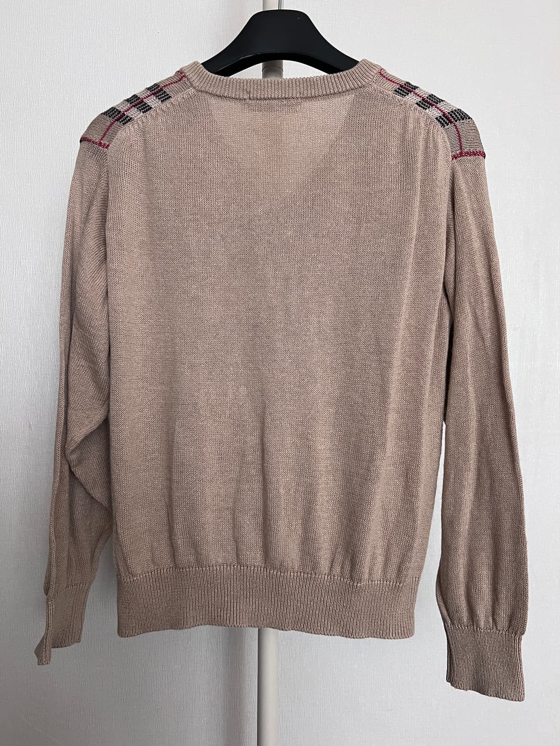 Burberrys Vintage Nova Check V-neck Knit 상품이미지5