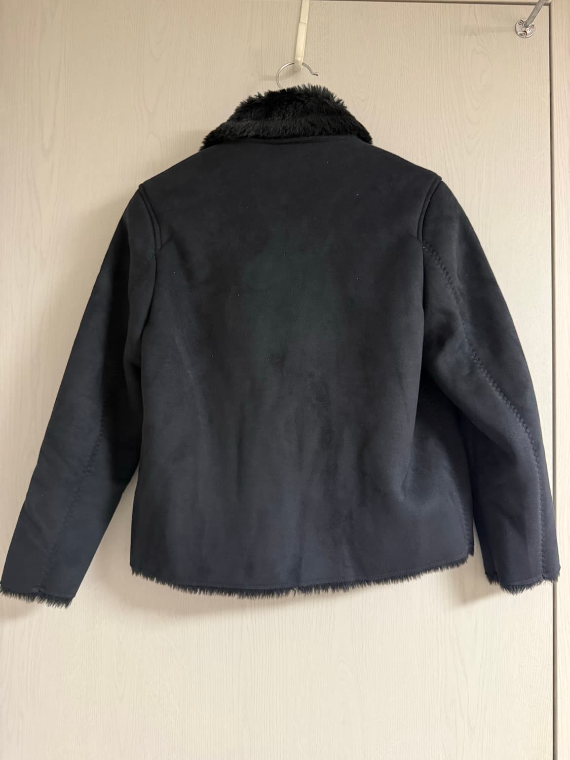 유니클로 무스탕 블랙 s 상품이미지2