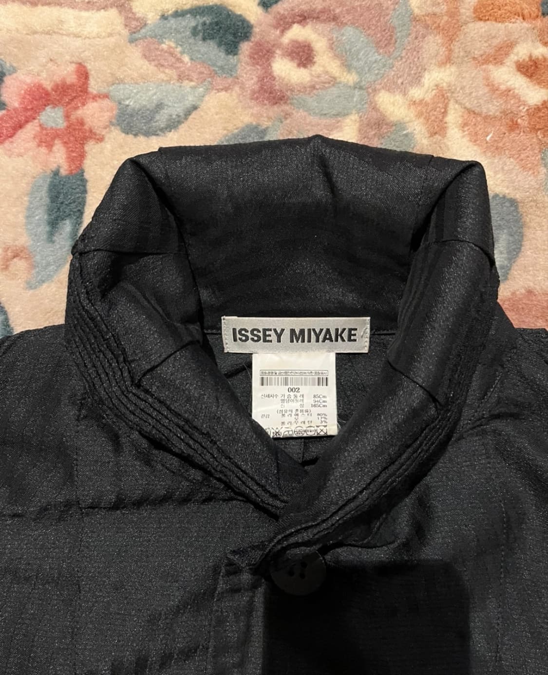  Issey Miyake 이세이 미야케 블랙 플리츠 싱글 코트 상품이미지3
