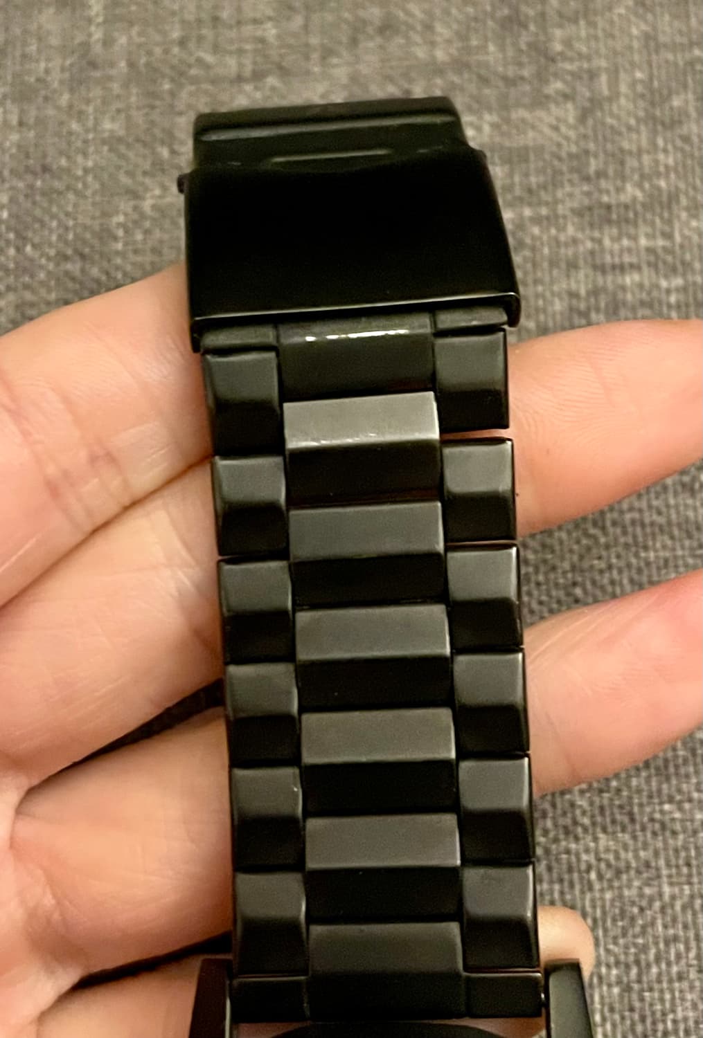 닉슨(NIXON) 더 프라이빗 올블랙 메탈 워치 상품이미지7