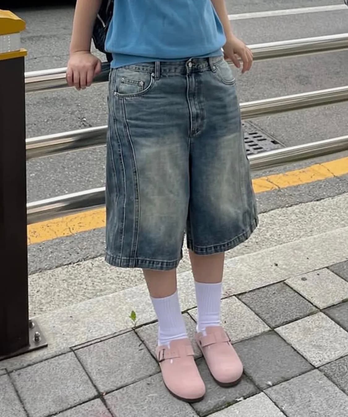 인템포무드 버뮤다팬츠 상품이미지2