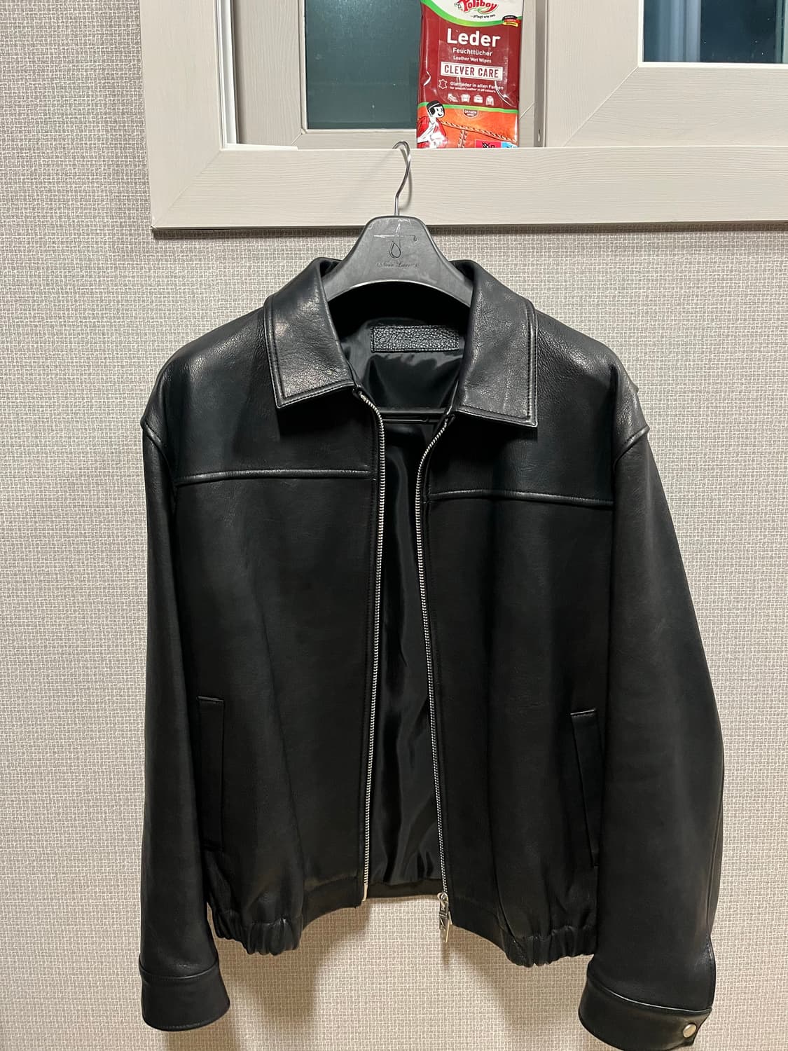 느와르라르메스 세미오버 가죽 자켓 50사이즈 상품이미지2