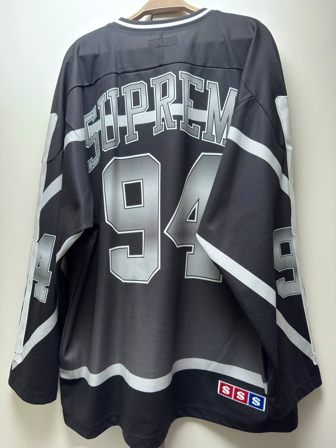 Supreme Bones Hockey Jersey Black 상품이미지4