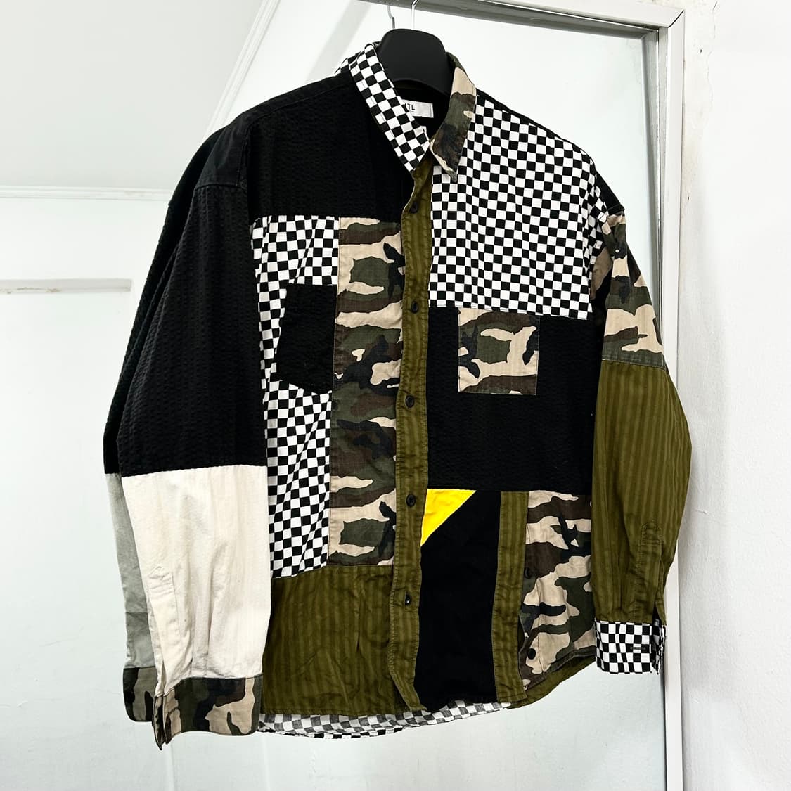 FDMTL 패치워크 셔츠 상품이미지1