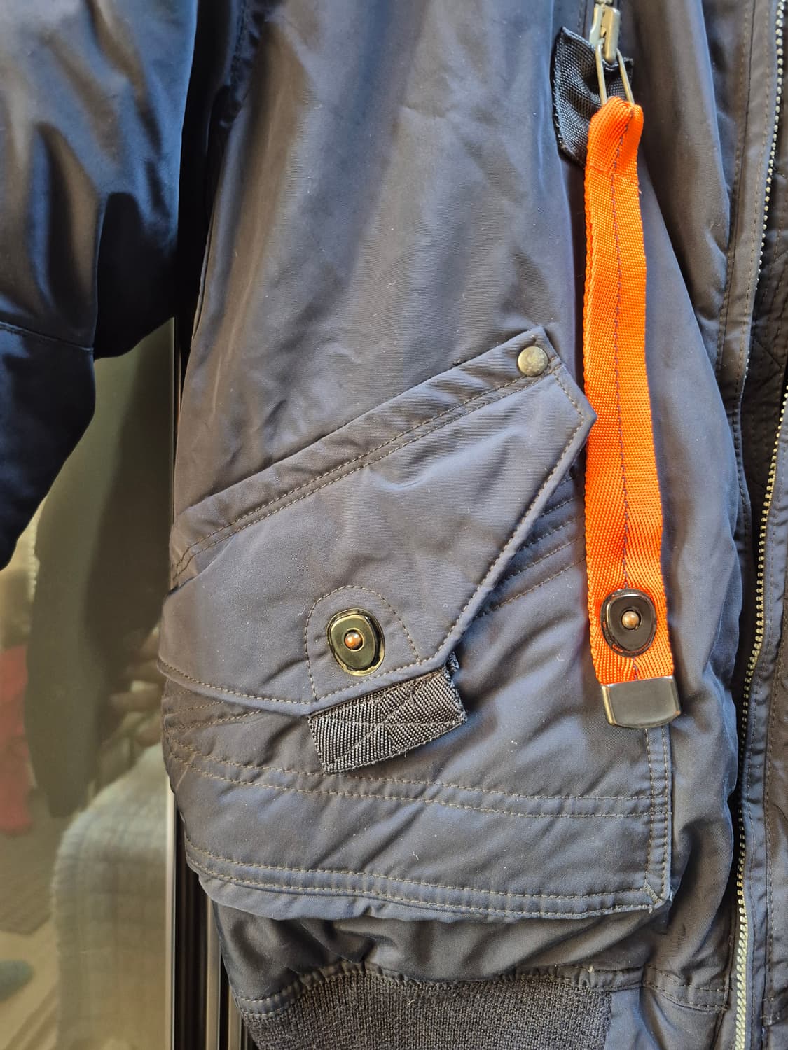 폴로 랄프로렌 항공 봄버 다운 파카 자켓 상품이미지4