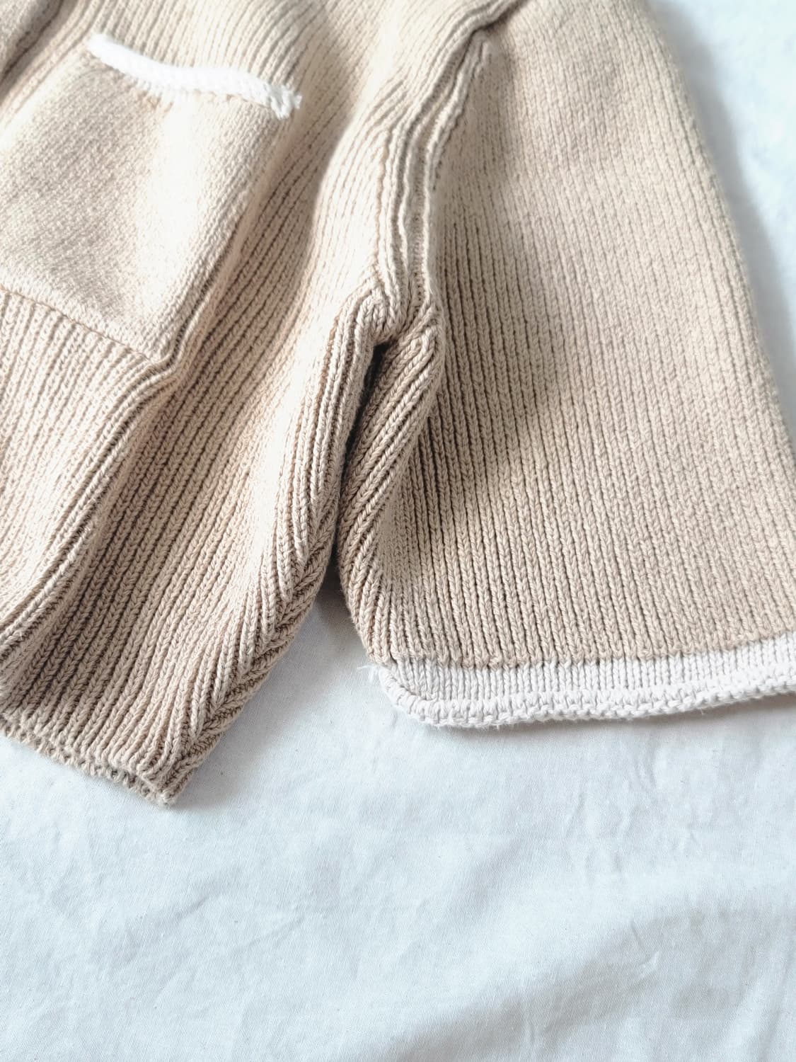 데일리주드 크롭 반팔 니트 상품이미지4