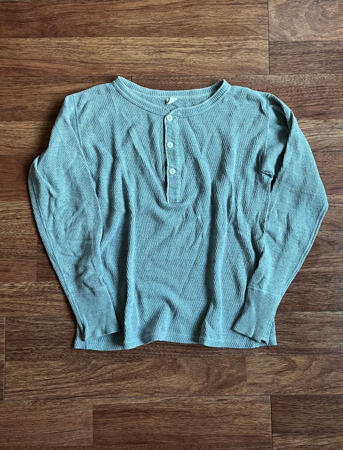 웨어하우스 헨리넥 써멀 와플 긴팔 롱슬리브 Warehouse 상품이미지1