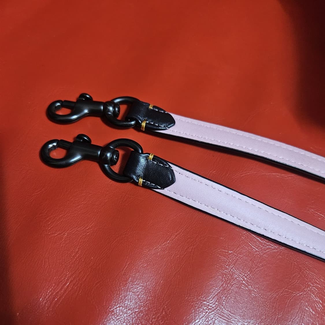 코치(Coach) 로그25 패블레더 위드 컬러블럭 스네이크 토트백 상품이미지5