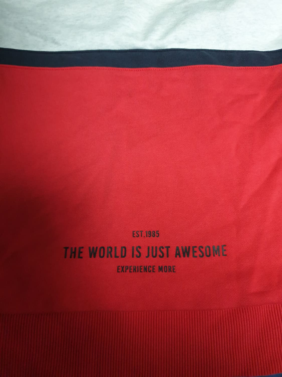 (단종매물) 디스커버리 배색 맨투맨 (M) 상품이미지6