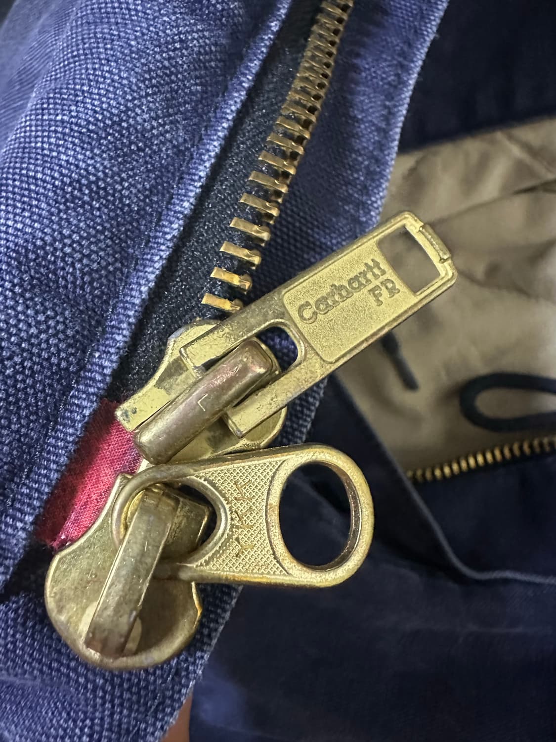 칼하트 FR 데님 워크 자켓 콜로니얼 파이프라인 컴퍼니 상품이미지5