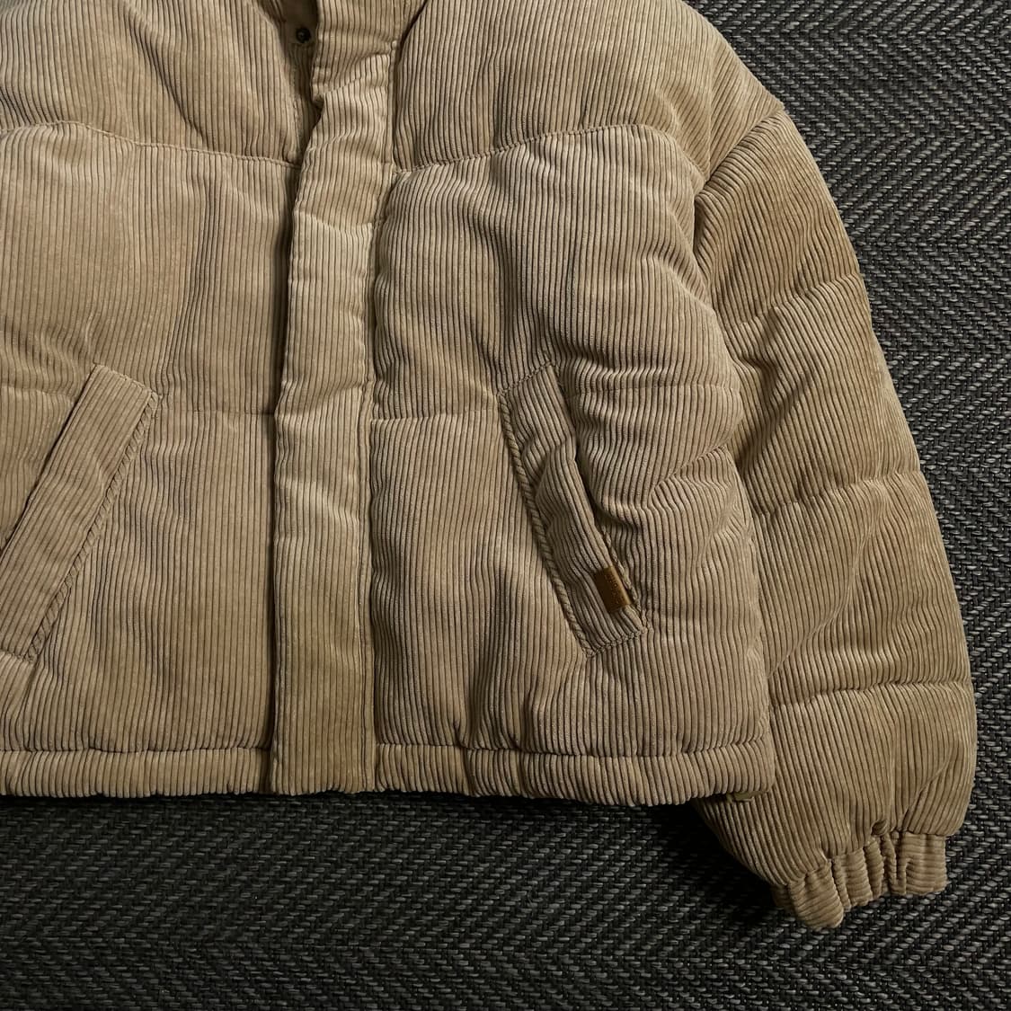 후아유 골덴 코듀로이 패딩 점퍼y 3932 상품이미지3