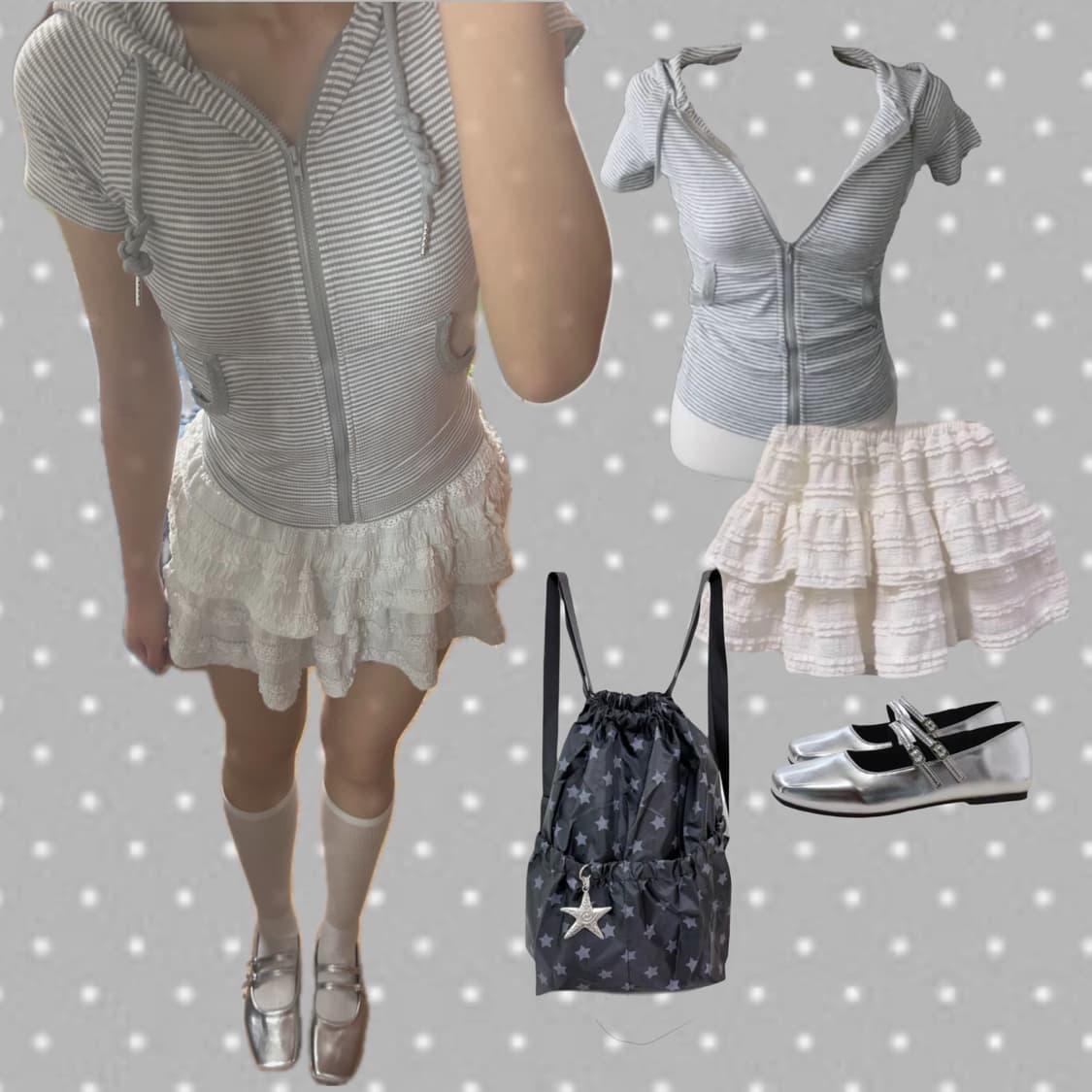 걸리시 발레코어룩set 상품이미지1