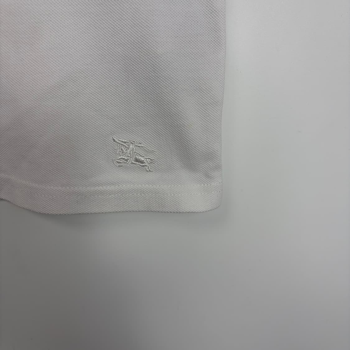 버버리 체크 카라 반팔 티셔츠 상품이미지5
