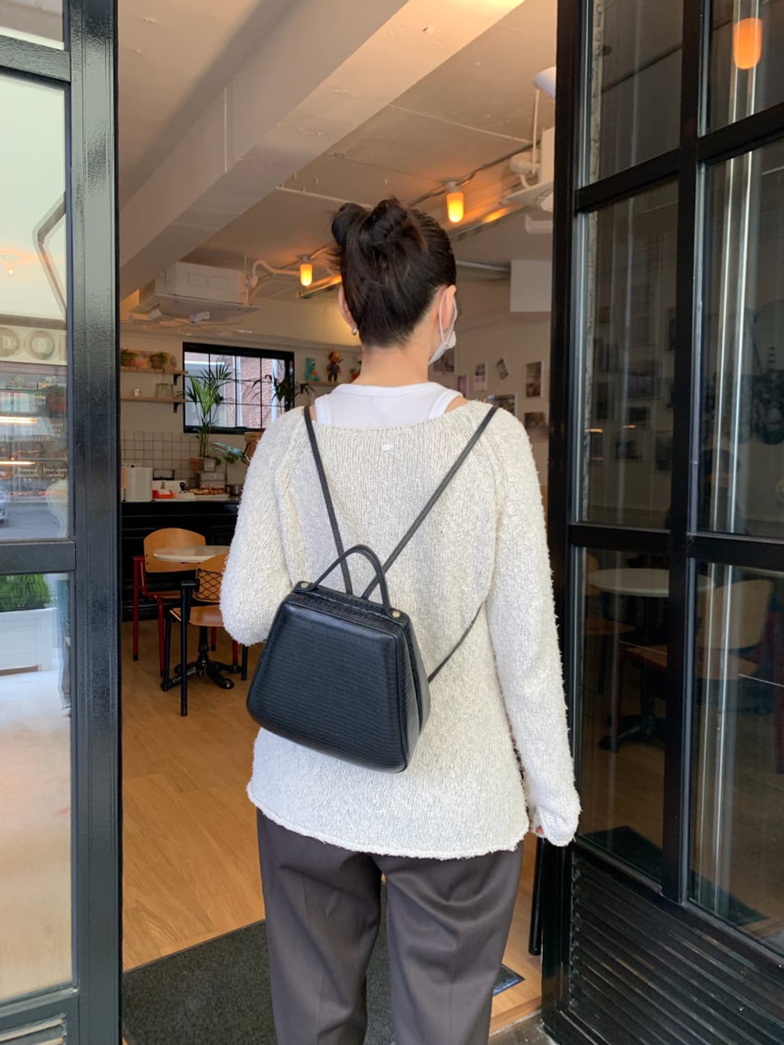 아카이브앱크 쉘틴백 리자드블랙 상품이미지10