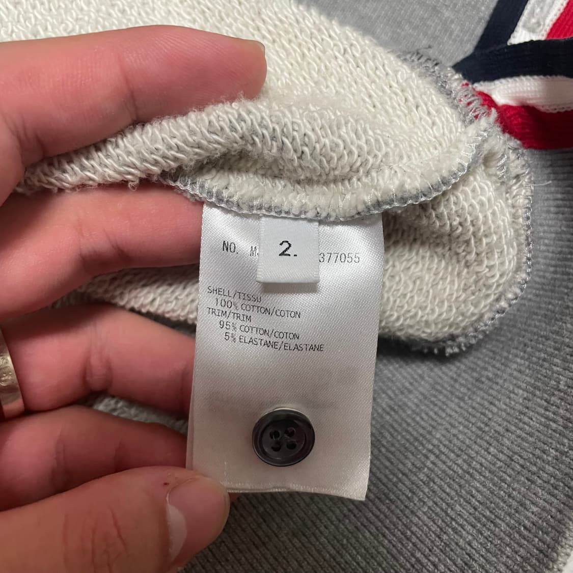 톰브라운 백 삼선 맨투맨 2사이즈 상품이미지5